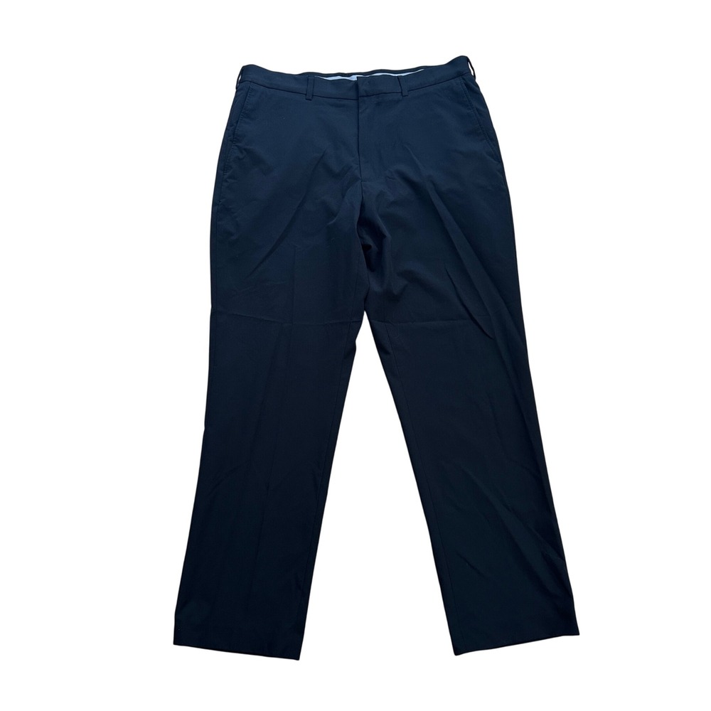 Walter Hagen Mens Black Golf Pants 34x30 Lightweight Performance Trousers